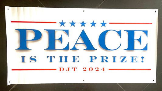 DJT 2024 PEACE Banner