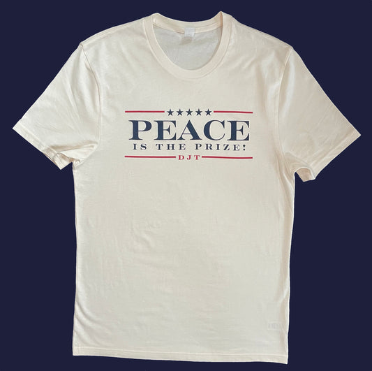 Peace is the Prize! Flagship Organic TeeShirt