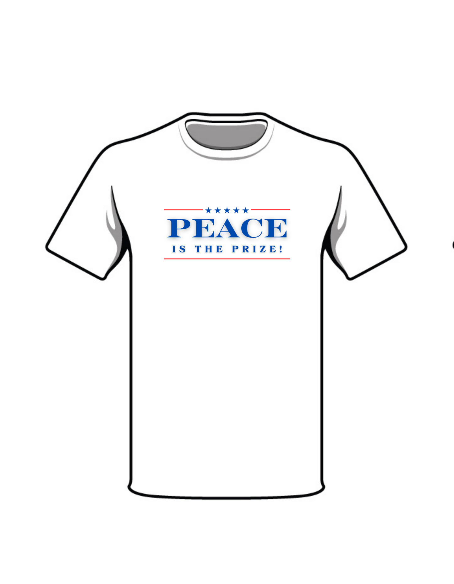 Peace is the Prize! Flagship Organic TeeShirt